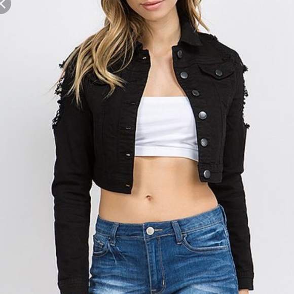 ripped up jean jacket